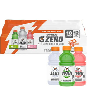 �Q�[�^���[�h �[���V���K�[ �T�[�X�g �N�G���`���[ �o���G�e�B�p�b�N 355ml 18�{���� Gatorade Zero Sugar Thirst Quencher Variety pack, 12 fl oz, 18ct bottles �y�����񂹏��i�z