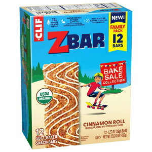 Zbar �x�C�N�Z�[�� �V�i�������[������ �\�t�g�x�C�N�h�I�[�K�j�b�N�O���m�[���o�[ 12�{���� Zbar Bake Sale Cinnamon Roll Flavor Soft Baked Organic Granola Bars 12ct �y�����񂹏��i�z