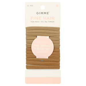 �M�~�[ �r���[�e�B�[ �t�@�C���t�B�b�g �w�A�S�� �u�����h 12�{ Gimme Beauty Fine Fit Hair Bands 12pk - Blonde �y�����񂹏��i�z