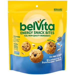 �x�����B�[�^ �G�i�W�[�X�i�b�N�o�C�g �u���[�x���[���T���t�����[�V�[�h 141g belVita Energy Snack Bites, Blueberry and Sunflower Seed, 5 oz �y�����񂹏��i�z