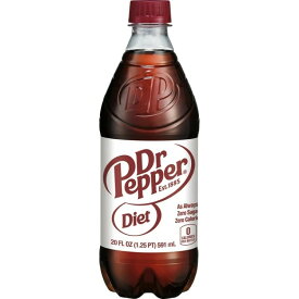 ダイエットドクターペッパー ソーダポップ 591ml ボトル 1本 Diet Dr Pepper Soda Pop, 20 fl oz, Bottle 【お取り寄せ商品】
