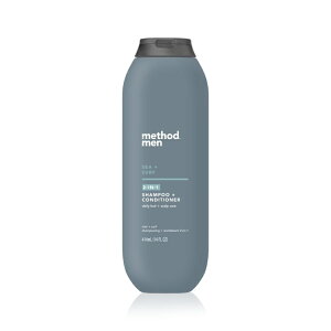 ���\�b�h ���� 2-in-1 �V�����v�[ & �R���f�B�V���i�[ �V�[ + �T�[�t 414ml Method Men 2-in-1 Shampoo + Condtioner, Sea + Surf, 14 oz. �y�����񂹏��i�z
