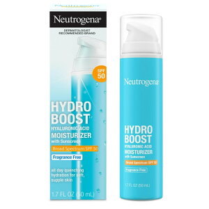 �j���[�g���W�[�i �n�C�h���u�[�X�g �q�A�������_�z�� �t�F�C�X���C�X�`�����C�U�[ SPF50 48g Neutrogena Hydro Boost Hyaluronic Acid SPF 50 Face Moisturizer Lotion, Skin Care, 1.7 oz �y�����񂹏��i�z�y���킹��