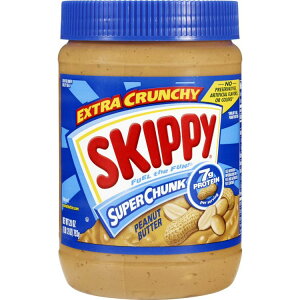 �X�L�b�s�[ �X�[�p�[�`�����N �s�[�i�b�c�o�^�[ ���[�W 793g SKIPPY SUPER CHUNK Peanut Butter, 28 oz Large Plastic Jar �y�����񂹏��i�z