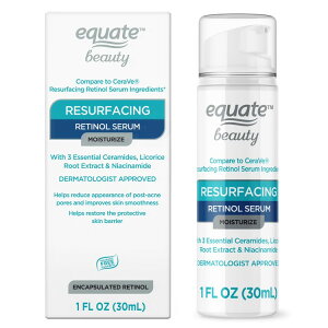 �G�N�G�[�g ���T�[�t�F�C�V���O���`�m�[�����C�X�`�����C�W���O�Z���� 30ml �t�F�C�X�P�A�p Equate Resurfacing Retinol Moisturizing Serum for Face Care, 1 fl oz �y�����񂹏��i�z