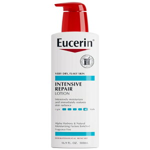 ���[�Z���� �C���e���V�u���y�A �{�f�B���[�V���� ������ �ێ����[�V���� 500ml�{�g�� Eucerin Intensive Repair Body Lotion, Fragrance Free Body Moisturizer, 16.9 fl oz Bottle �y�����񂹏��i�z