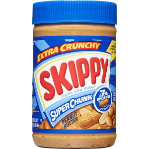 �X�L�b�s�[ �X�[�p�[�`�����N �s�[�i�b�c�o�^�[ 462g SKIPPY SUPER CHUNK Peanut Butter 16.3 oz Plastic Jar �y�����񂹏��i�z