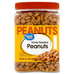 �y�E�H���}�[�g�u�����h�z�O���[�g�o�����[ �n�j�[���[�X�g�s�[�i�b�c 978g Great Value Honey Roasted Peanuts, 34.5 oz �y�����񂹏��i�z