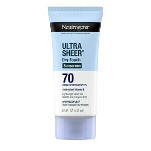 �j���[�g���W�[�i �E���g���V�A�[ �h���C�^�b�` �T���X�N���[�����[�V���� SPF 70 147ml Neutrogena Ultra Sheer Dry-Touch SPF 70 Sunscreen Lotion, 5 fl. oz �y�����񂹏��i�z�y���킹�Ĕ��������z