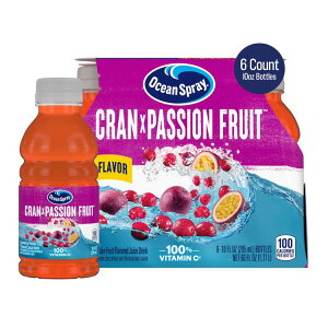 �I�[�V�����X�v���[ �N�����x���[�p�b�V�����t���[�c�W���[�X�h�����N 295ml 6�{�Z�b�g Ocean Spray Cranberry Passionfruit Juice Drink, 10 Fl Oz Bottle, 6 Count �y�����񂹏��i�z