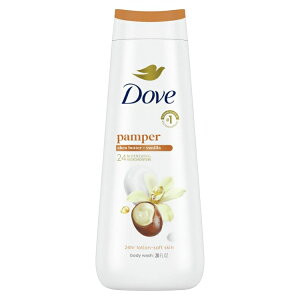 �_�� �{�f�B�E�H�b�V�� ���C�X�`�����C�W���O �p���p�[ �V�A�o�^�[���o�j�� 567ml Dove Body Wash Moisturizing Pamper Shea Butter & Vanilla 20oz �y�����񂹏��i�z�y���킹�Ĕ��������z