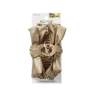 �X�N���`�o�C�R���G�A�[ �t�F�C�N���U�[ ���{�� �N���[�N���b�v �^�� Scunci Faux Leather Bow Claw Clip, Tan �y�����񂹏��i�z