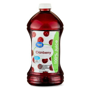 �y�E�H���}�[�g�u�����h�z�O���[�g�o�����[ 100%�N�����x���[�W���[�X 2.84L Great Value 100% Cranberry Juice, 96 fl oz �y�����񂹏��i�z