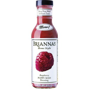 �u���A�i�Y ���Y�x���[�|�s�[�V�[�h 355ml Briannas Raspberry Poppy Seed, 12 Oz. Bottle �y�����񂹏��i�z