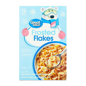 �O���[�g�o�����[ �t���X�e�b�h�t���[�N�X ���H�V���A�� 760g Great Value Frosted Flakes Breakfast Cereal, 26.8 oz �y�����񂹏��i�z