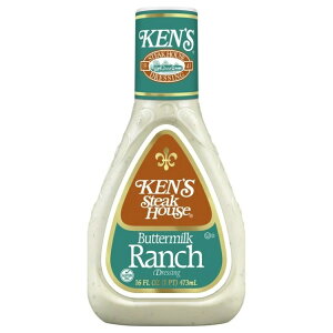 �P���Y�X�e�[�L�n�E�X �o�^�[�~���N �����` �T���_�h���b�V���O 473ml Ken's Steak House Buttermilk Ranch Salad Dressing 16 fl oz �y�����񂹏��i�z
