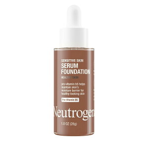 �j���[�g���W�[�i �Z���V�e�B�u�X�L���Z�����t�@���f�[�V���� �f�B�[�v02 30ml Neutrogena Sensitive Skin Serum Foundation, Deep 02, 1 oz �y�����񂹏��i�z�y���킹�Ĕ��������z