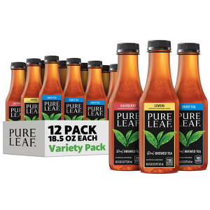 �s���A���[�t ���A���u�����[ �o���G�e�B�p�b�N �A�C�X�e�B�[ �g�� 547ml 12�{���� Pure Leaf Real Brewed Variety Pack, Iced Tea Bottled Tea Drink 18.5 oz, 12 Bottles �y�����񂹏��i�z