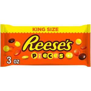 ���[�V�[�Y ���[�Z�X �s�[�V�[�Y �s�[�i�b�c�o�^�[�L�����f�B �L���O�T�C�Y ��85g Reese's Pieces Peanut Butter in a Crunchy Shell King Size Candy, Bag 3 oz �y�����񂹏��i�z