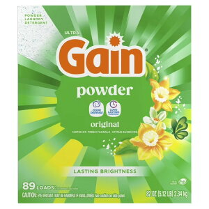 �Q�C�� ���������� �I���W�i���̍��� 2.32kg 89�� Gain Powder Laundry Detergent, Original, 82 oz, 89 Loads �y�����񂹏��i�z