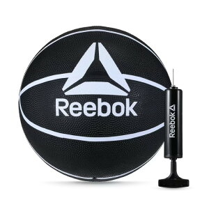 ���[�{�b�N �o�X�P�b�g�{�[�� 7�� �u���b�N ��C����t�� Reebok Size 7 Basketball with inflatable Pump black �y�����񂹏��i�z