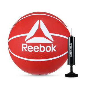 ���[�{�b�N �o�X�P�b�g�{�[�� 6�� ���b�h ��C����t�� Reebok Size 6 Basketball with inflatable Pump red �y�����񂹏��i�z