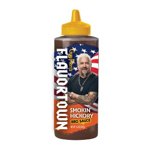 �y�|�C���gUP��12��20��-30���z�t���[�o�[�^�E�� �X���[�L���q�b�R���[BBQ�\�[�X 439g Flavortown Smokin' Hickory BBQ Sauce 15.5 oz �y�����񂹏��i�z