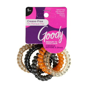 �O�b�f�B �I�b�`���X �W�F���[�o���h �R�C���w�A�S�� 5�� �A�\�[�g Goody Ouchless Jelly Band Coil, Small Ponytail Holders, Assorted Colors, 5 Ct �y�����񂹏��i�z