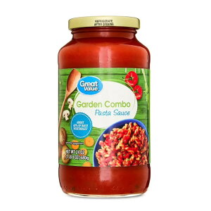 �y�E�H���}�[�g�u�����h�z�O���[�g�o�����[ �K�[�f���R���{ �p�X�^�\�[�X ��680g Great Value Garden Combo Pasta Sauce, 24 oz Jar �y�����񂹏��i�z
