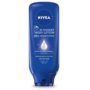 �j�x�A �i���b�V���O�C���V�����[���[�V���� ���������p 24���Ԏ����{�f�B���C�X�`�����C�U�[ 13.5�t�ʃI���X NIVEA Nourishing In Shower Lotion for Very Dry Skin 24-Hour Body Moisturizer 13.5 fl oz �y������