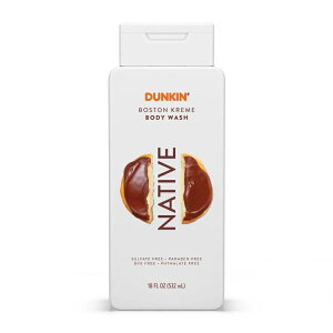�l�C�e�B�u �_���L�� �{�f�B�E�H�b�V�� �{�X�g���N���[�� 532ml Native Dunkin' Body Wash, Boston Kreme, 18 oz �y�����񂹏��i�z�y���킹�Ĕ��������z