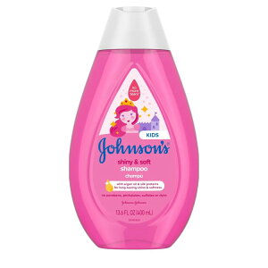 �W�����\�� �V���C�j�[���\�t�g �L�b�Y�V�����v�[ �A���K���I�C���z�� 400mL Johnson's Shiny & Soft Tear-Free Kids' Shampoo, Argan Oil, 13.6 fl. oz �y�����񂹏��i�z�y���킹�Ĕ��������z