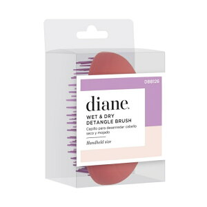 �_�C�A�� �n���h�w���h �f�^���O���[�u���V �E�F�b�g���h���C�Ή� �S�����Ή� Diane Handheld Wet and Dry Detangle Brush for All Hair Types �y�����񂹏��i�z