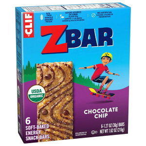 Zbar �`���R���[�g�`�b�v�\�t�g�x�C�N�h �I�[�K�j�b�N�O���m�[���o�[ 6�{���� Zbar Chocolate Chip Flavor Soft Baked Organic Granola Bars, 6ct �y�����񂹏��i�z