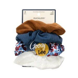 �O�b�f�B ���[ �I�b�`���X�V���V�� �~�b�N�X�J���[ Goody Lee Ouchless Scrunchies, Mixed Colors, No Damage for All Hair Types �y�����񂹏��i�z