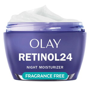 �I���C ���W�F�l���X�g ���`�m�[��24 �i�C�g�N���[�� ������ ��48g Olay Face Moisturizer Retinol 24 Night Cream, Fragrance Free Facial Moisturizer, 1.7 oz �y�����񂹏��i�z