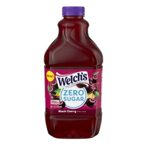 �E�F���` �u���b�N�`�F���[ �[���V���K�[ �h�����N 1,893mL �{�g�� Welch's Black Cherry Zero Sugar Drink, 64 fl oz Bottle �y�����񂹏��i�z