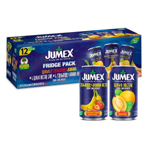 �W�����b�N�X �X�g���x���[�o�i�i�W���[�X�l�N�^�[���O�A�o�W���[�X�l�N�^�[ 355ml 12�{�p�b�N Jumex Strawberry Banana Juice Nectar & Guava Juice Nectar, 11.3 fl oz, 12 pack �y�����񂹏��i�z