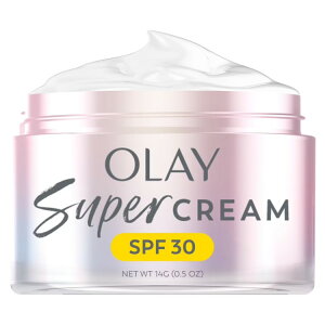 �I���C �X�[�p�[�N���[�� SPF30 �g���C�A���T�C�Y 5in1 �t�F�C�X���C�X�`�����C�U�[ �i�C�A�V���A�~�h �r�^�~��C�z�� 15mL Olay Super Cream with Sunscreen SPF 30, Trial Size, 15 mL �y�����񂹏��i�z
