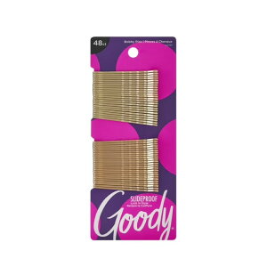 �y�|�C���gUP��1��-11��2���z�O�b�f�B �X���C�h�v���[�t �{�r�[�s�� 48�{ �u�����h Goody Blonde Bobby Pins, Slide Proof Grip Comfort Tip, Pain Free Wear, Blonde, 48Ct �y�����񂹏��i�z