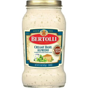 �x���e�b�� �K�[���b�N �A���t���b�h �p�X�^�\�[�X �t���b�V���N���[���g�p ��425g Bertolli Garlic Alfredo Pasta Sauce with Fresh Cream, 15 oz �y�����񂹏��i�z