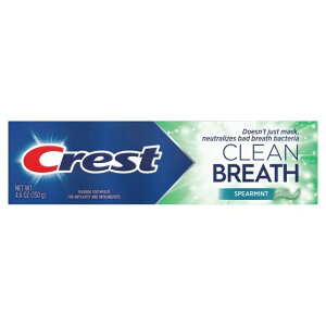 �N���X�g �N���[���u���X ���݂����� �X�y�A�~���g 130g Crest Toothpaste Clean Breath Spearmint 4.6oz �y�����񂹏��i�z