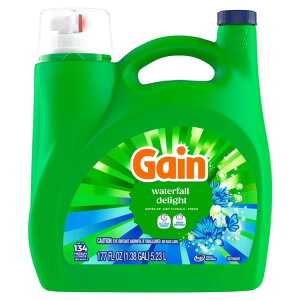 �Q�C�� �t�̐����� �I�h�[�f�B�t�F���X �E�H�[�^�[�t�H�[���f�B���C�g 5.2L 134�� Gain Laundry Detergent Liquid, Waterfall Delight Scent, 177 fl oz, 134 Loads �y�����񂹏��i�z