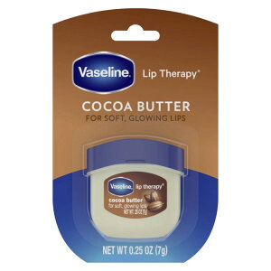 ���@�Z���� ���b�v�Z���s�[ ���b�v�o�[�� �R�R�A�o�^�[ �~�j�T�C�Y 7g Vaseline Lip Therapy Lip Balm Cocoa Butter Mini, 0.25 oz �y�����񂹏��i�z�y���킹�Ĕ��������z