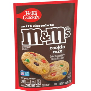 �x�e�B �N���b�J�[ �N�b�L�[�~�b�N�X �~���N�`���R���[�g M&M'S �`���R���[�g�L�����f�B�[ 377g Betty Crocker Cookie Mix with Milk Chocolate M&M'S Chocolate Candies, 13.3 oz �y�����񂹏��i�z