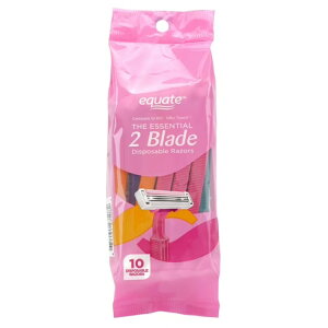 �y�|�C���gUP��1��-11��2���z�G�N�G�[�g ���f�B�[�X 2���n �g���̂ăJ�~�\�� 10�{ Equate Women's 2 Blade Disposable Razors, Color May Vary (10 Count) �y�����񂹏��i�z