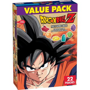 �x�e�B�N���b�J�[ �h���S���{�[��Z �t���[�c�X�i�b�N �O���e���t���[ 22�ܓ��� Betty Crocker Dragon Ball Z Fruit Flavored Snacks, Gluten Free, 22 Ct, 17.6 oz �y�����񂹏��i�z