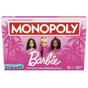 ���m�|���[ �o�[�r�[ �G�f�B�V���� �{�[�h�Q�[�� 26�l�p 8�Έȏ� Monopoly: Barbie Edition Board Game, Family Games for 2-6 Players, Ages 8+ �y�����񂹏��i�z
