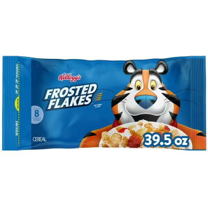 �P���b�O �t���X�e�b�h�t���[�N �R�[���h�u���b�N�t�@�X�g �V���A���I���W�i�� 1.1kg Kellogg's Frosted Flakes Cold Breakfast Cereal, Kids Snacks, Original, 39.5oz Bag �y�����񂹏��i�z