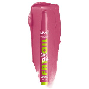 NYX �v���t�F�b�V���i�� ���C�N�A�b�v �t�@�b�g�I�C�� �X���b�N�N���b�N �f�B�[�G�� �~�[�i���C���b�N�s���N�j NYX Professional Makeup Fat Oil Slick Click, DM Me (Lilac pink) �y�����񂹏��i�z